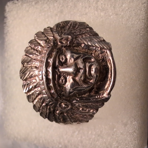 Other - Gold Tone (Stamped 925) Native American Chief Ring